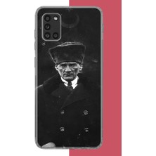 Aksesuarist Samsung Galaxy A31 Uyumlu Atatürk 2 Baskılı Silikon Kılıf