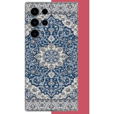 Aksesuarist Samsung Galaxy S23 Ultra Uyumlu Halı2 Baskılı Silikon Kılıf