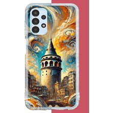 Aksesuarist Samsung Galaxy A13 Uyumlu Galata Baskılı Silikon Kılıf