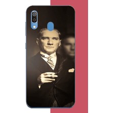 Aksesuarist Samsung Galaxy A20-A30 Uyumlu Atatürk 4 Baskılı Silikon Kılıf
