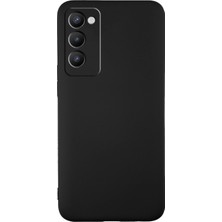 Caseart Tecno Camon 18 ile Uyumlu Kılıf Premium Siyah Ince Kamera Korumalı Silikon Kapak