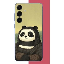 Aksesuarist Samsung Galaxy S25 Plus Uyumlu Kawaii Monapanda Baskılı Silikon Kılıf