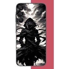 Aksesuarist Samsung Galaxy A25 Uyumlu Karanlık Gölge Anime Karakter Baskılı Silikon Kılıf
