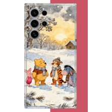 Aksesuarist Samsung Galaxy S24 Ultra Uyumlu Winnie The Pooh2 Baskılı Silikon Kılıf