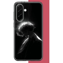 Aksesuarist Samsung Galaxy A36 Uyumlu Karanlıktaki Anime Karakteri Baskılı Silikon Kılıf