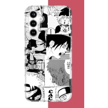 Aksesuarist Samsung Galaxy A35 Uyumlu Naruto Kolaj2 Baskılı Silikon Kılıf