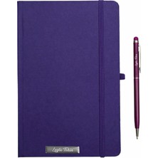Hediye Rengi Isme Özel Renkli Defter ve Kalem Seti - Renk Seçenekli