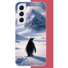 Aksesuarist Samsung Galaxy S22 Uyumlu Nihilist Penguen2 Baskılı Silikon Kılıf