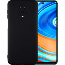 Caseart Xiaomi Redmi Note 9 Pro ile Uyumlu Kılıf Premium Siyah Ince Kamera Korumalı Silikon Kapak