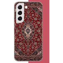 Aksesuarist Samsung Galaxy S22 Uyumlu Halı3 Baskılı Silikon Kılıf