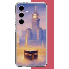 Aksesuarist Samsung Galaxy S24 Fe Uyumlu Kabe3 Baskılı Silikon Kılıf