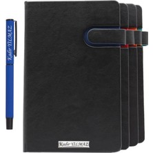 Hediye Rengi Isme Özel Defter ve Roller Kalem Seti - Renk Seçenekli