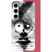 Aksesuarist Samsung Galaxy S23 Uyumlu Samuray Baskılı Silikon Kılıf