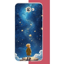 Aksesuarist Samsung Galaxy J7 Prime Uyumlu Küçük Prens2 Baskılı Silikon Kılıf