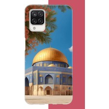 Aksesuarist Samsung Galaxy A12-M12 Uyumlu Kudüs3 Baskılı Silikon Kılıf