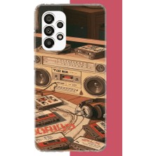 Aksesuarist Samsung Galaxy A23 Uyumlu 90'lar Kaset2 Baskılı Silikon Kılıf