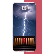 Aksesuarist Samsung Galaxy J7 Prime Uyumlu Anıtkabir Baskılı Silikon Kılıf