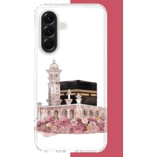 Aksesuarist Samsung Galaxy A16 Uyumlu Çiçekli Kabe.jpeg Baskılı Silikon Kılıf