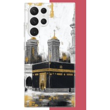 Aksesuarist Samsung Galaxy S22 Ultra Uyumlu Kabe6 Baskılı Silikon Kılıf