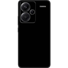 Caseart Xiaomi Redmi Note 13 Pro Plus ile Uyumlu Kılıf Premium Siyah Ince Kamera Korumalı Silikon Kapak