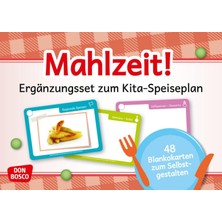TeknoKapsül Mahlzeit! Ergänzungsset Zum Kita- Speiseplan: 48 Blankokarten Zum Selbstgestalten. Für Lieblingsessen Oder Regionale Spezialitäten. Essensplan In Bildern Für Die Kita: