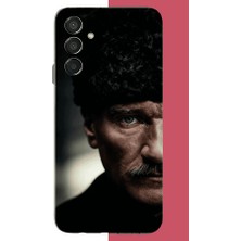 Aksesuarist Samsung Galaxy M15 Uyumlu Atatürk4 Baskılı Silikon Kılıf