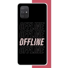 Aksesuarist Samsung Galaxy A71 Uyumlu Offline Mod Baskılı Silikon Kılıf