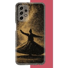 Aksesuarist Samsung Galaxy A33 Uyumlu Semazen Baskılı Silikon Kılıf