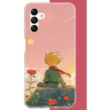 Aksesuarist Samsung Galaxy A04S Uyumlu Küçük Prens3 Baskılı Silikon Kılıf