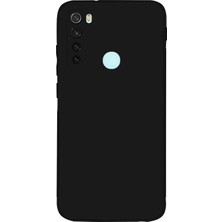 Caseart Xiaomi Redmi Note 8 ile Uyumlu Kılıf Premium Siyah Ince Kamera Korumalı Silikon Kapak