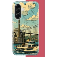 Aksesuarist Samsung Galaxy A16 Uyumlu Istanbul Baskılı Silikon Kılıf