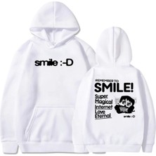 Tarzsokak Beyaz Porter Robinson Gülümseme Dünya Turu Hoodies