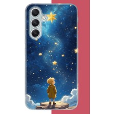 Aksesuarist Samsung Galaxy A34 Uyumlu Küçük Prens2 Baskılı Silikon Kılıf