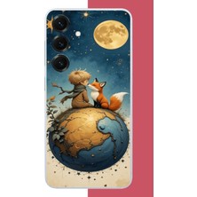 Aksesuarist Samsung Galaxy S25 Uyumlu Küçük Prens4 Baskılı Silikon Kılıf