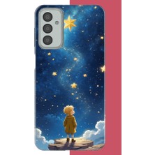 Aksesuarist Samsung Galaxy M13-M23 Uyumlu Küçük Prens2 Baskılı Silikon Kılıf