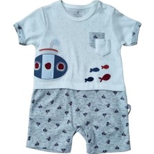 Bibaby Erkek Bebek Denizaltılı Yazlık Tulum