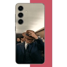Aksesuarist Samsung Galaxy S24 Uyumlu J. Robert Oppenheimer Baskılı Silikon Kılıf