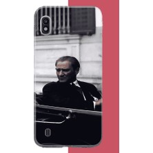 Aksesuarist Samsung Galaxy A10 Uyumlu Atatürk Makam Arabasında Baskılı Silikon Kılıf