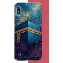 Aksesuarist Samsung Galaxy A10 Uyumlu Kabe1 Baskılı Silikon Kılıf