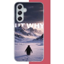 Aksesuarist Samsung Galaxy A34 Uyumlu Nihilist Penguen Baskılı Silikon Kılıf
