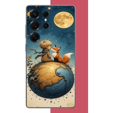 Aksesuarist Samsung Galaxy S25 Ultra Uyumlu Küçük Prens4 Baskılı Silikon Kılıf