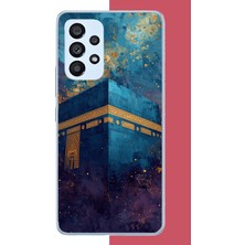 Aksesuarist Samsung Galaxy A53 Uyumlu Kabe1 Baskılı Silikon Kılıf