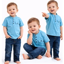 Maia Erkek Bebek Hakim Yaka T-Shirt