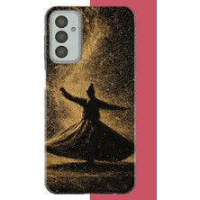 Aksesuarist Samsung Galaxy M13-M23 Uyumlu Semazen Baskılı Silikon Kılıf