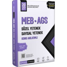 Akm Kitap 2027 Meb Ags Sözel Yetenek Sayısal Yetenek Konu Anlatımlı Pegem Yayınları
