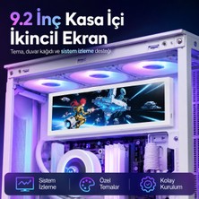 Exem Shop 9.2 Inç Kasa Içi IPS Ekran Beyaz Renk