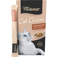 Gelalsat Miamor Cream Ciğerli Kedi Ödülü 6X15 gr x 3 Adet