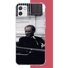Aksesuarist Samsung Galaxy A03 Uyumlu Atatürk Makam Arabasında Baskılı Silikon Kılıf