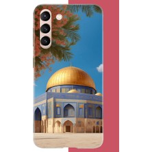 Aksesuarist Samsung Galaxy S21 Uyumlu Kudüs3 Baskılı Silikon Kılıf