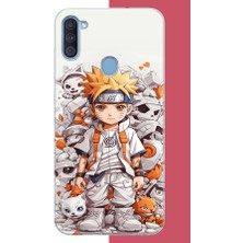 Aksesuarist Samsung Galaxy A11-M11 Uyumlu Naruto Baskılı Silikon Kılıf